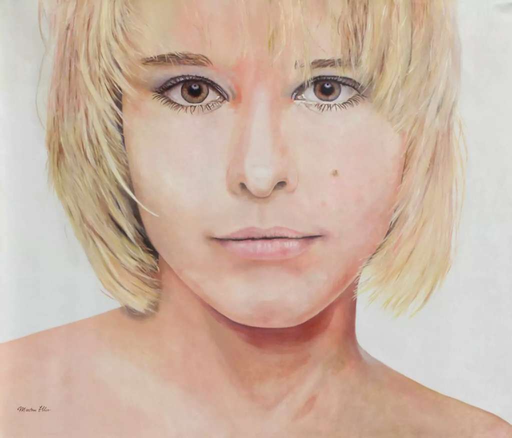 Gemälde BLICK von Martin Eller, Ausstellung 23 - 1, Galerie Alte Schule, Ausstellung Figurationen & Genreportraits