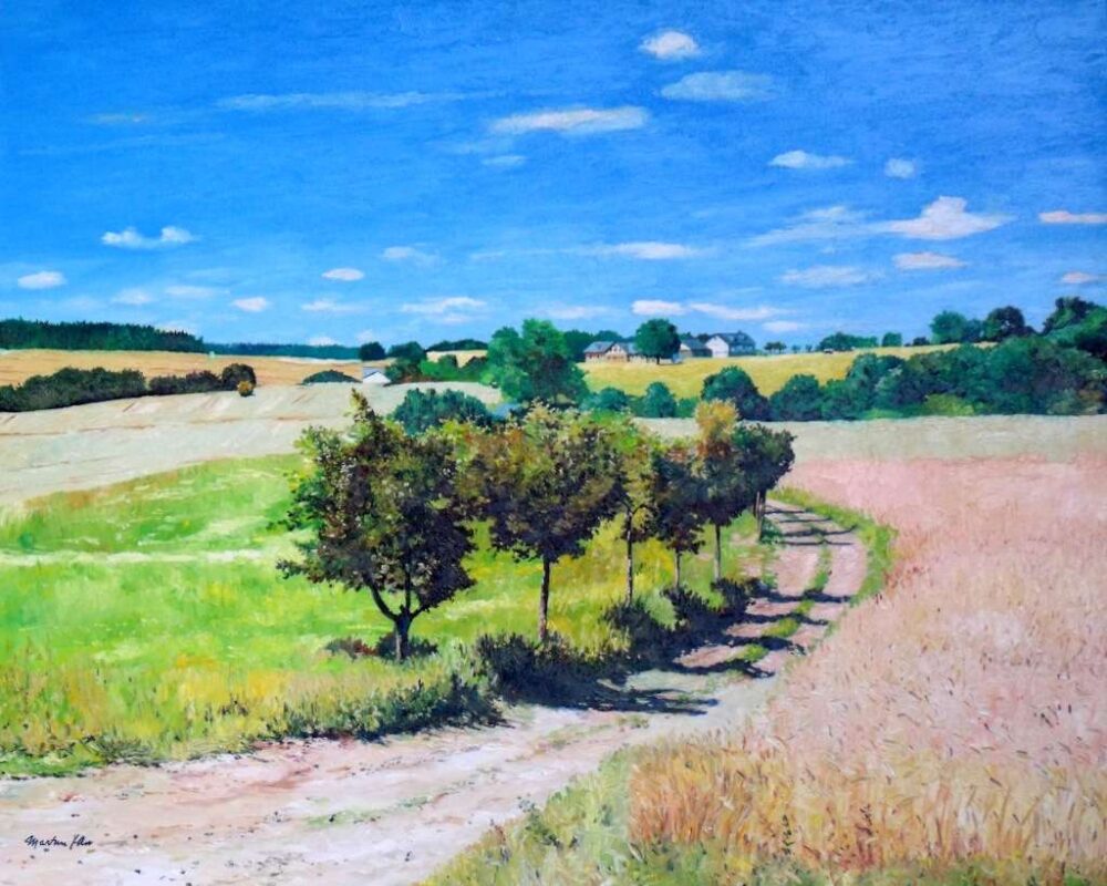 SOMMER in den Feldern von Martin Eller, WVZ 1913, Leinwand 80 x 100 cm - Galerie Alte Schule.jpg