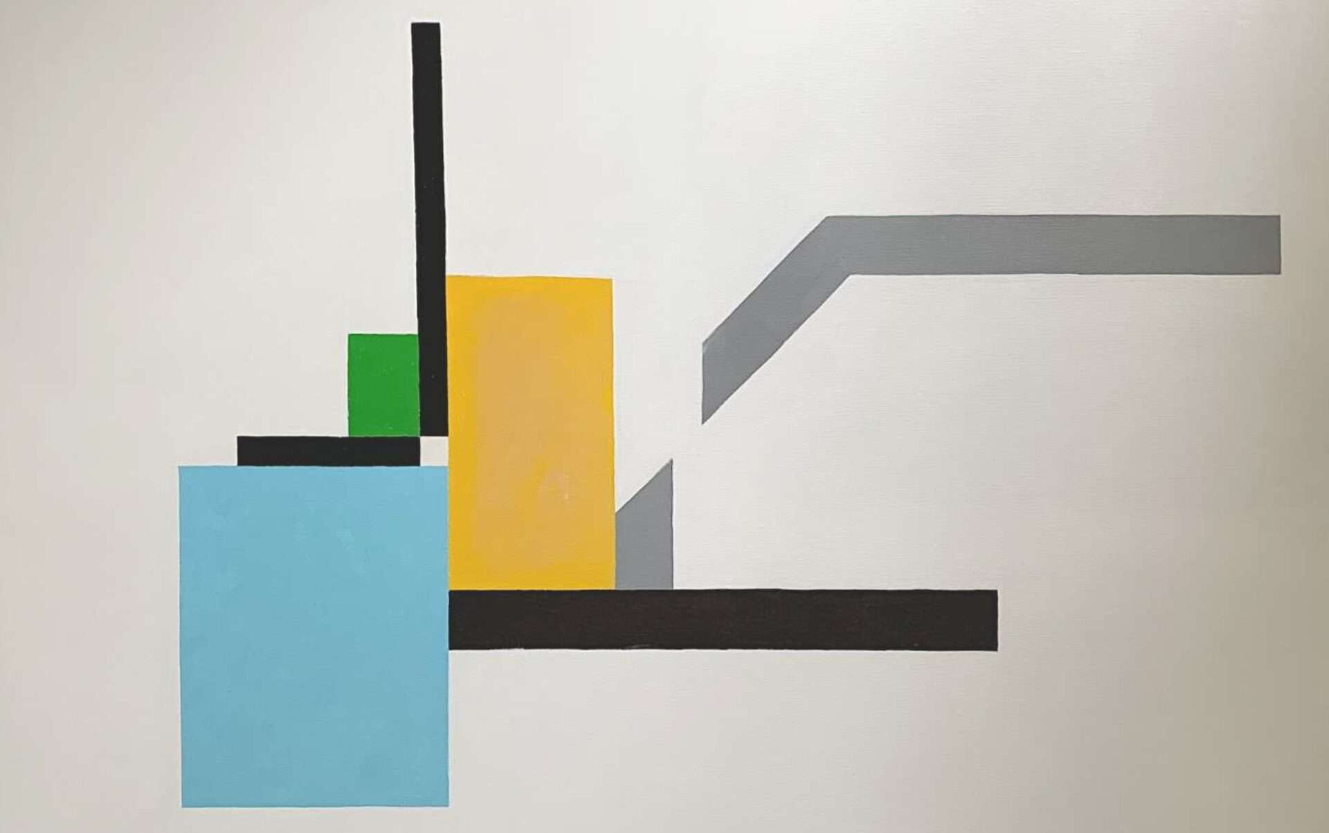 Ausstellung Farbfeld–Abstraktionen: Martin Eller, COLOR FIELDS II, Gemälde von 2014 - Galerie Alte Schule