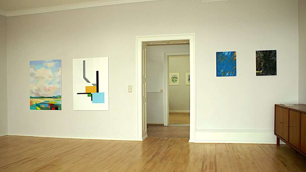 Ausstellungsräume der Galerie Alte Schule