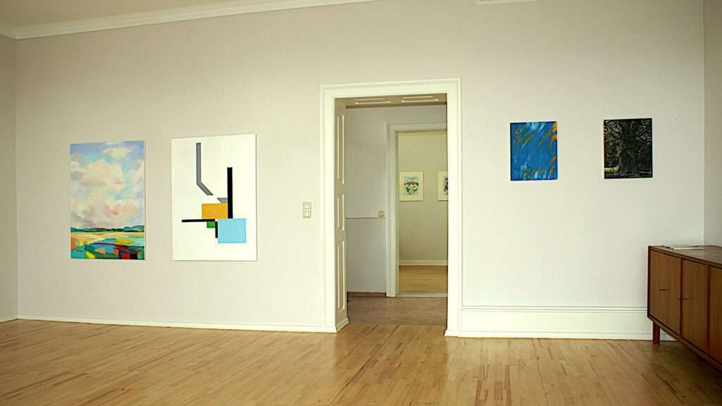 Ausstellungsräume der Galerie Alte Schule 