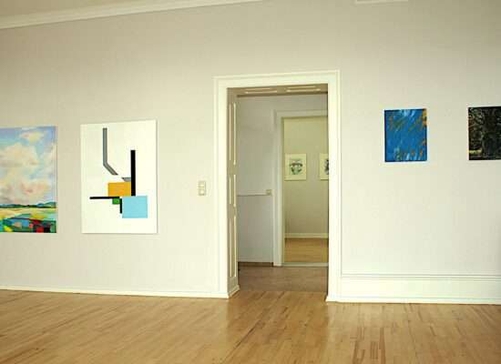 Ausstellungsräume der Galerie Alte Schule