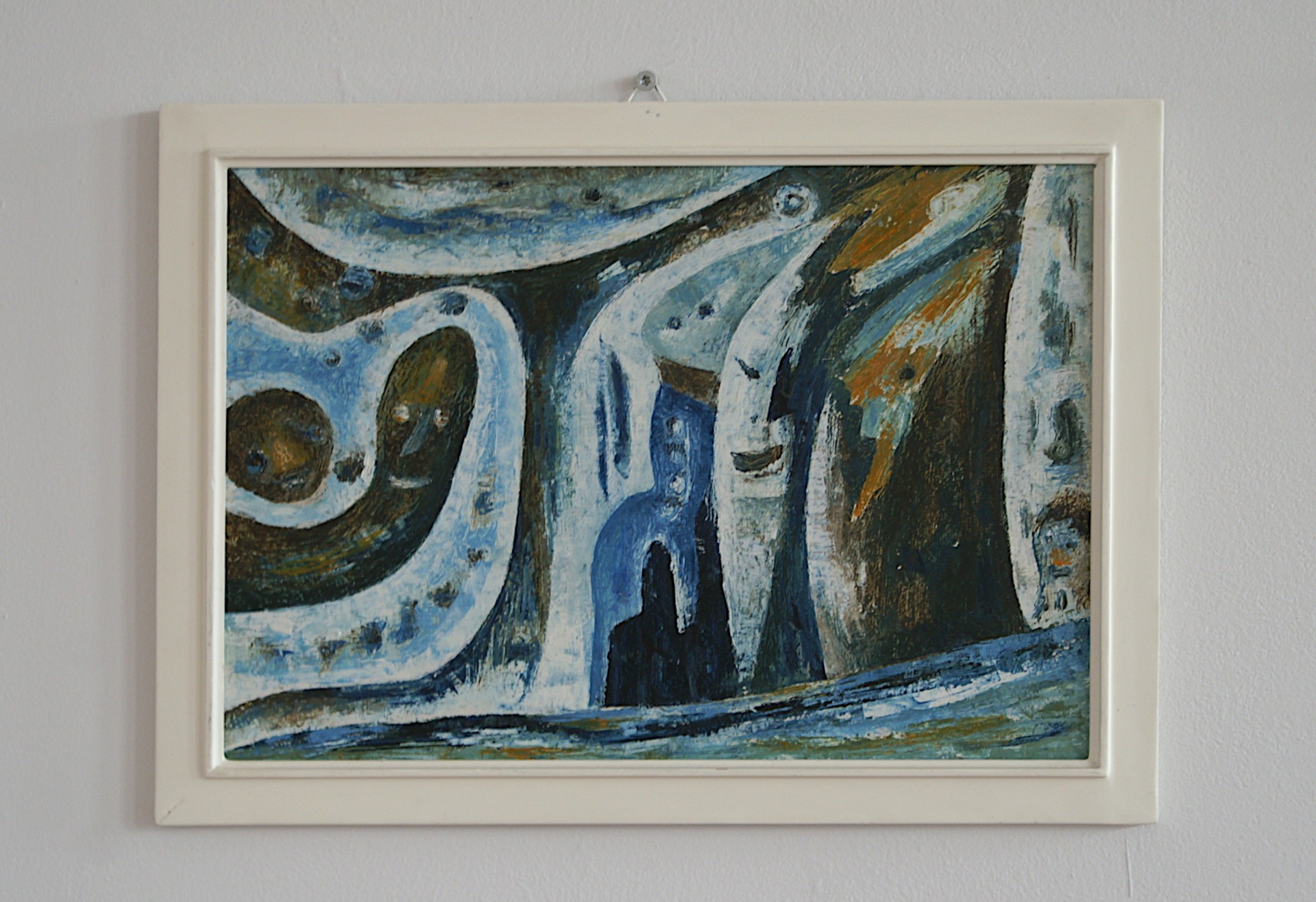 GESPENSTER von Lotte Hering, Öl auf Holzfaserplatte 24 x 32 cm, im Originalrahmen der Künstlerin - Galerie Alte Schule.jpg